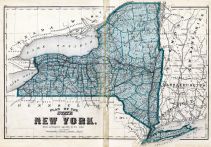 New York State Map, Cayuga County 1875